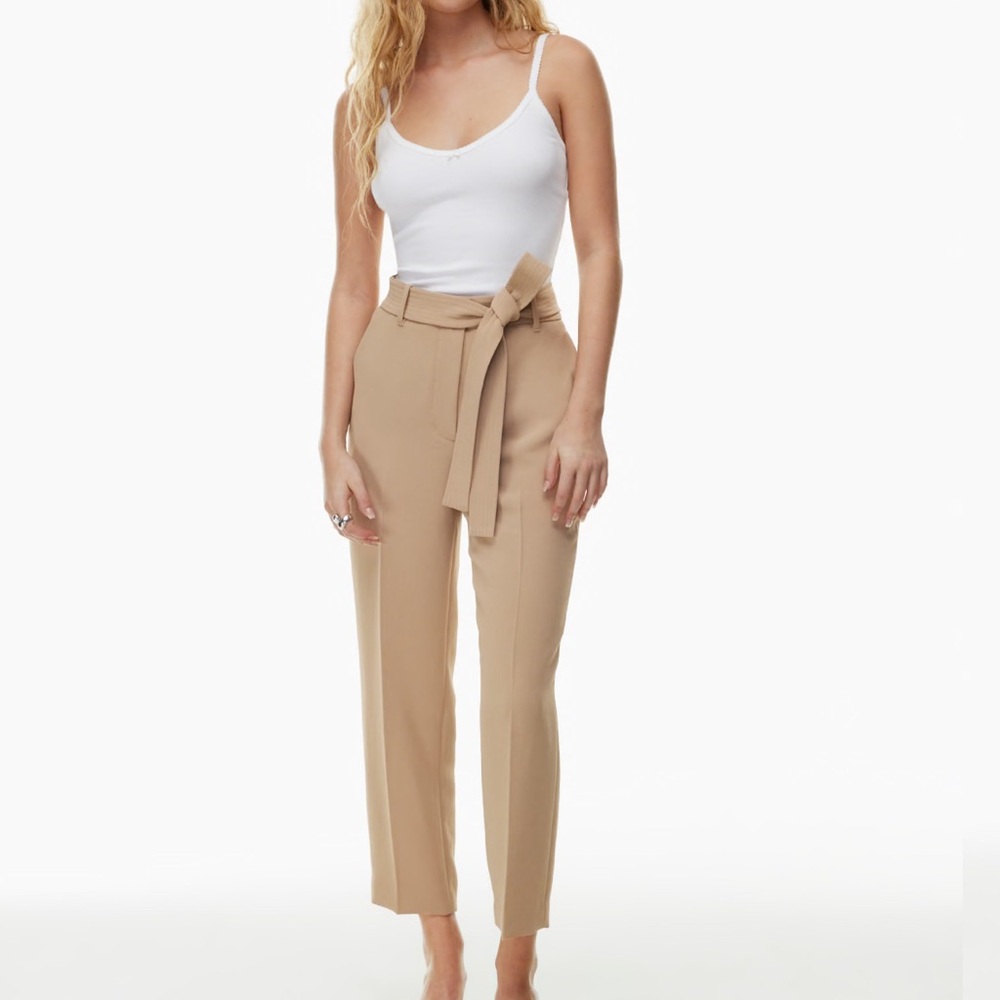 Aritzia tie front pants - size 4
